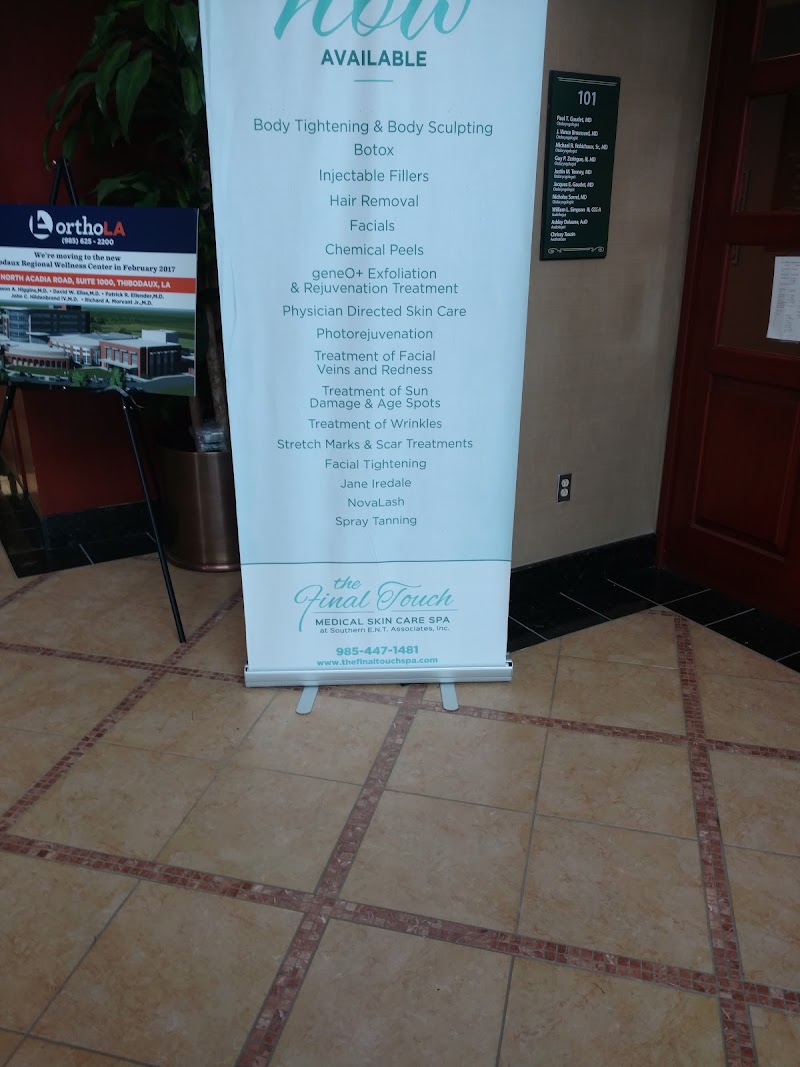 The Final Touch - The Boutique, Dispensary and Skin Care Spa at Southern E.N.T., spa in Thibodaux, LA, photo 2 of 3